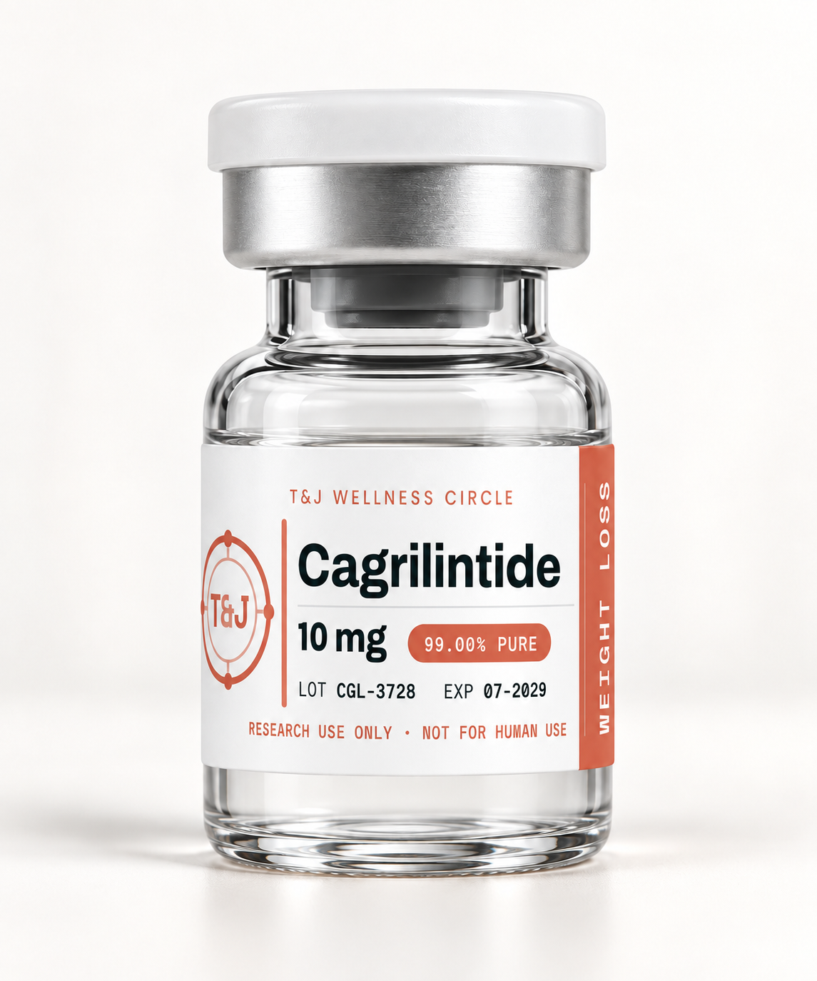 T&J Wellness Circle Cagrilintide 10mg vial
